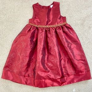 Size 4T Perfectly Dressed Burgundy Dress